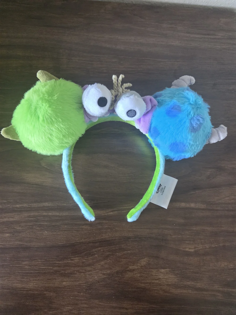 Disney Parks 2025 Monsters, Inc. Mike Sulley Boo Plush Ear Ears Headband